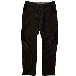 Toad&Co  Black Corduroy Drawstring Trousers